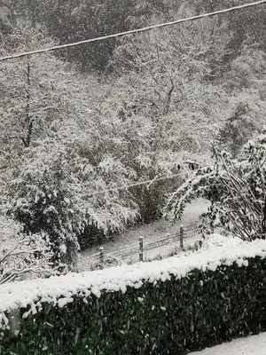 L'établissement Le Grand Moulin en hiver