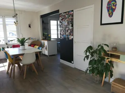 Plan de l'établissement Maison de pêcheur à 150 m de la mer avec jacuzzi