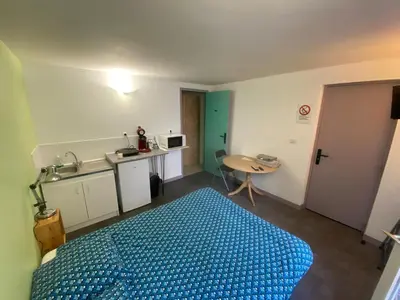 Cuisine ou kitchenette dans l'établissement les moulins - studio 6