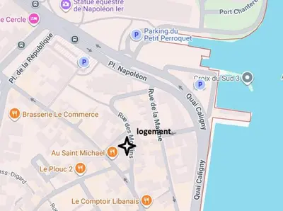 Plan de l'établissement appart 8 -les moulins
