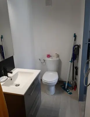 Salle de bains dans l'établissement Studio de la crevette