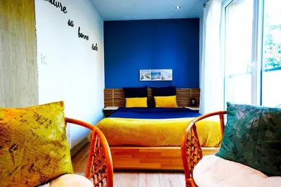 Coin salon dans l'établissement Cosy Gare