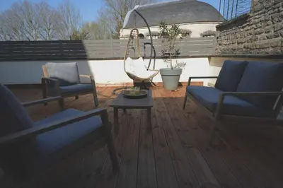 Terrasse ou espace extérieur de l'établissement Cosy Gare