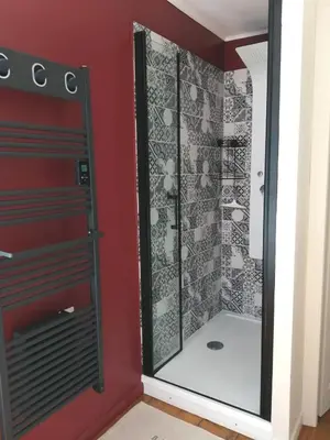 Salle de bains dans l'établissement Gîte Le Nid'Anges