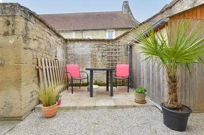 Terrasse ou espace extérieur de l'établissement L'Écrin de Douvres - Charmante maison pour 2p