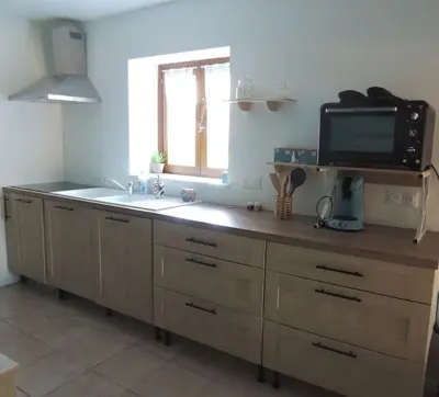 Cuisine ou kitchenette dans l'établissement La Séliniére !