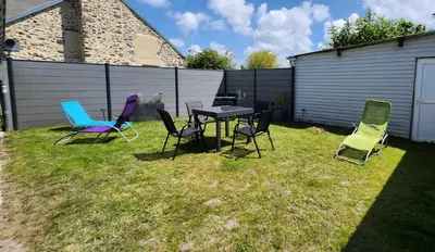 Jardin de l'établissement Gite Amandine