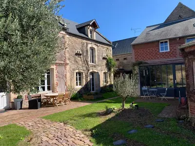 Jardin de l'établissement Gite du point du jour - Prêt de velos