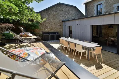 Bâtiment de la maison de vacances