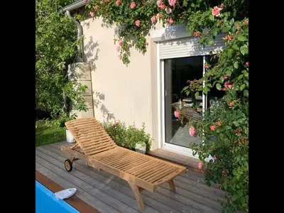 Jardin de l'établissement Zen Cottage - Maison pour 2 avec piscine partagée