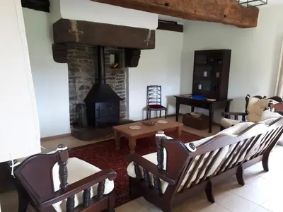Coin salon dans l'établissement 1 Bed Gite