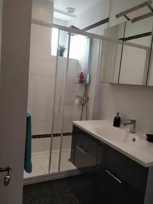 Salle de bains dans l'établissement Chez Marie