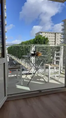 Balcon ou terrasse dans l'établissement Le Quai de Juillet