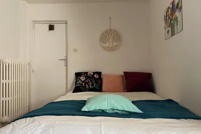 Un ou plusieurs lits dans un hébergement de l'établissement Nice 3 rooms near the city center of Caen