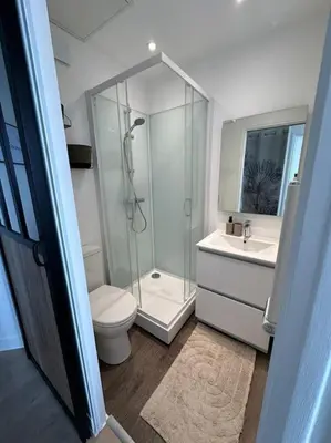 Salle de bains dans l'établissement La Belle brise