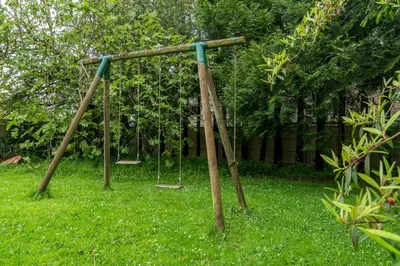 Jardin de l'établissement Suisse Normande Refuge - Maison à la campagne 6p