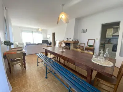 Coin salon dans l'établissement Maison familiale - Plage 300m