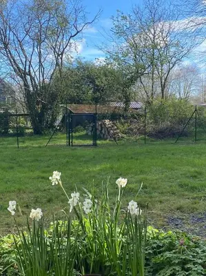 Jardin de l'établissement Le Domaine Des Roses Normandie Foulognes