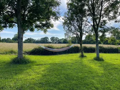 Jardin de l'établissement Le Domaine Des Roses Normandie Foulognes