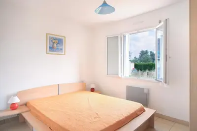 Un ou plusieurs lits dans un hébergement de l'établissement Les PerceNeige - Maison 85 m² à Port-Bail-Sur-Mer