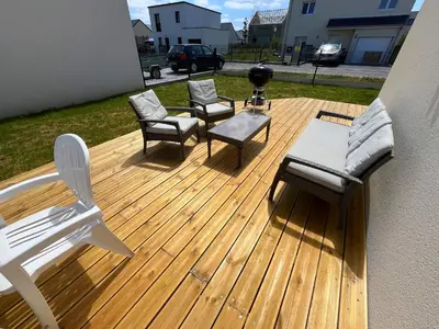 Plan de l'établissement Maison neuve proche plage avec parking gratuit