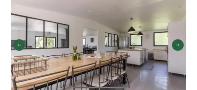 Cuisine ou kitchenette dans l'établissement Gite de groupe La Laiterie