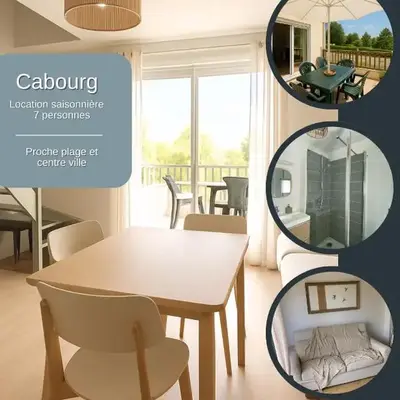 Duplex T3 refait a neuf sur Cabourg 2h30 de paris