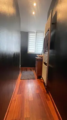 Cuisine ou kitchenette dans l'établissement Appartement Lumineux Caen