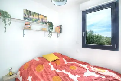Un ou plusieurs lits dans un hébergement de l'établissement L'Harmonie - A 5min de la plage
