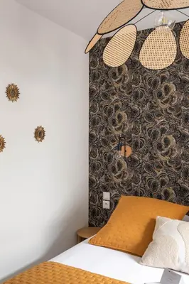 Un ou plusieurs lits dans un hébergement de l'établissement Ty Peskaiden 1 - à Cancale vue mer
