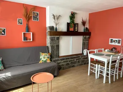 Cuisine ou kitchenette dans l'établissement Chambre indépendante chez l habitant dans le Cotentin