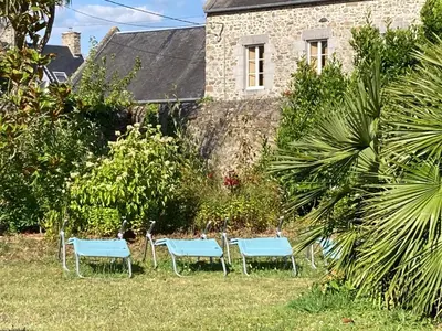 Jardin de l'établissement Maison proche mer