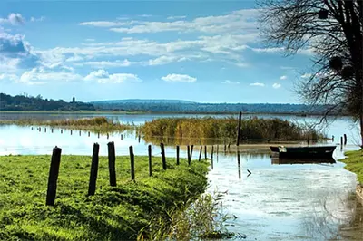 Paysage naturel près de la maison de vacances