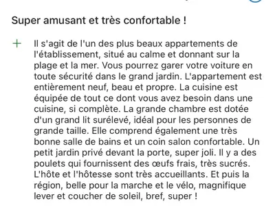 Plan de l'établissement dday cottage gold beach
