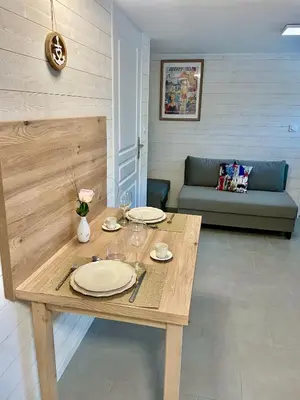 Coin salon dans l'établissement dday cottage gold beach