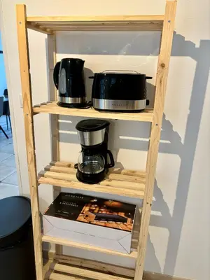 Cuisine ou kitchenette dans l'établissement Chez Gabin