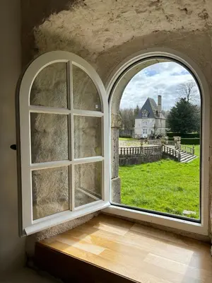 Jardin de l'établissement Les Communs de Chiffrevast