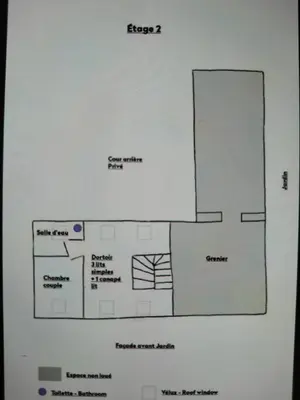 Plan de l'établissement maison familiale au cœur du cotentin