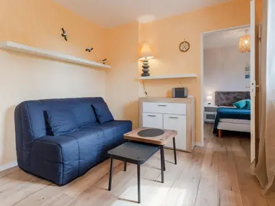 Coin salon dans l'établissement Apartment Fleur Marine-35 by Interhome