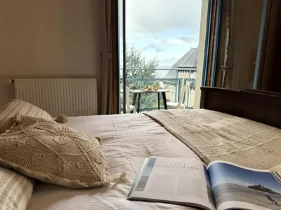 Un ou plusieurs lits dans un hébergement de l'établissement Holiday Home Brise Marine by Interhome