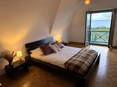 Un ou plusieurs lits dans un hébergement de l'établissement Holiday Home Brise Marine by Interhome