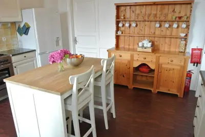 Cuisine ou kitchenette dans l'établissement Nor14 - Vire - Chez Bear