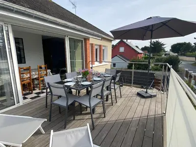 Balcon ou terrasse dans l'établissement La musique des Vacances
