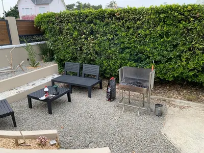 Terrasse ou espace extérieur de l'établissement La musique des Vacances