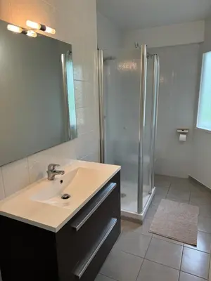 Salle de bains dans l'établissement Appartement charmant