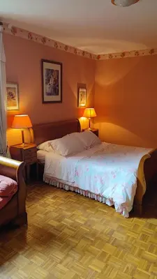 Un ou plusieurs lits dans un hébergement de l'établissement Chambre d'Hôtes La Closerie