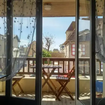 Appartement vue mer et plage Saint-Aubin-Sur-Mer Normandie
