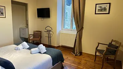 Un ou plusieurs lits dans un hébergement de l'établissement Appartement 8 personnes Normandie