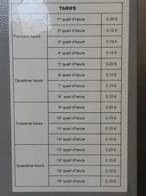 Plan de l'établissement New CHE Droit, wifi, télé x6 personnes