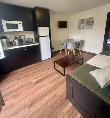 Cuisine ou kitchenette dans l'établissement Escapade saint Michel